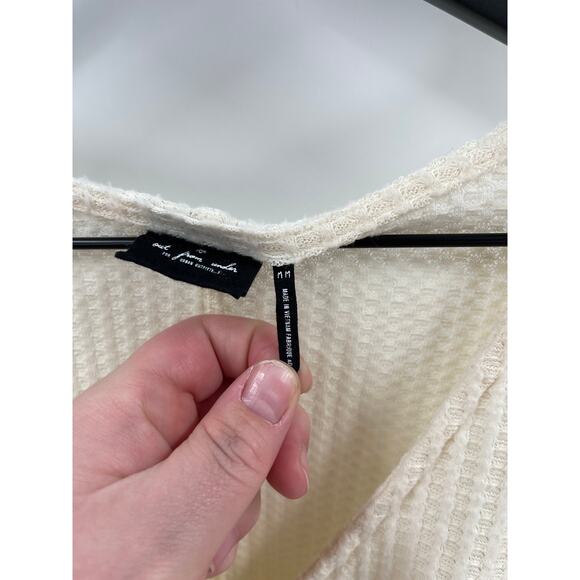 Out From Under Raye Cozy Thermal Tie-Front Top Size Medium - Picture 5 of 10